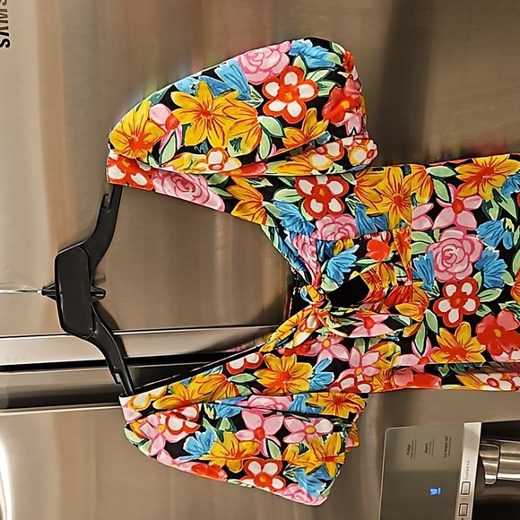 💕FOR LOVE & LEMONS💕 Mallory Mini Dress Multi-Color Vintage Floral Print XS NWT - Picture 13 of 16